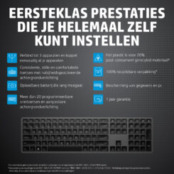 HP 975 dual-mode draadloos toetsenbord - Afbeelding 4