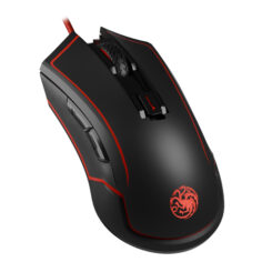 Lexip HBO Game of Thrones - Targaryen muis Gamen Ambidextrous RF Wireless + USB Type-C Optisch 4800 DPI