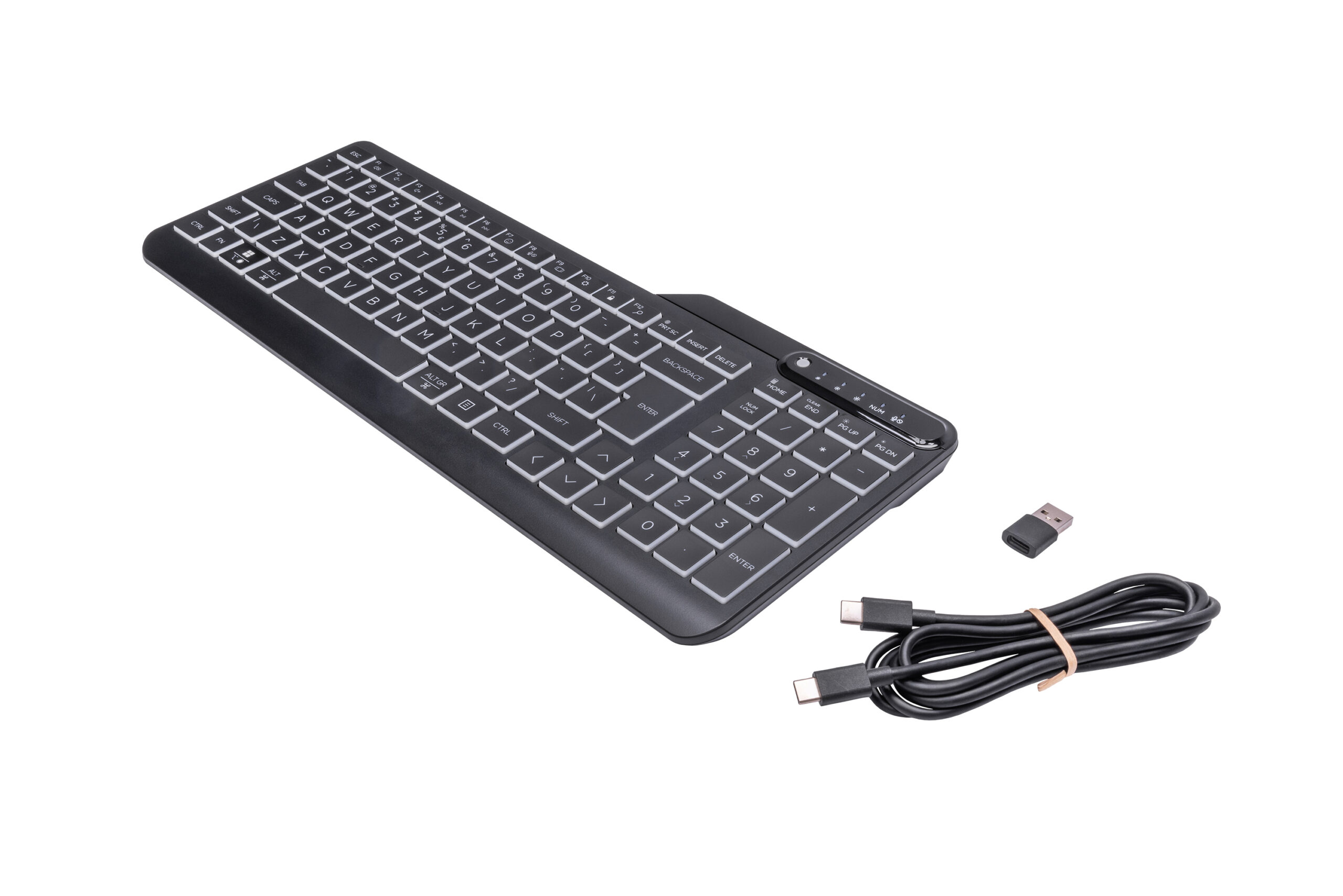 HP 400 backlit toetsenbord met kabel - Afbeelding 3
