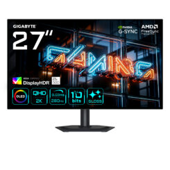 GIGABYTE MO27Q28GR computer monitor 68,6 cm (27") 2560 x 1440 Pixels Quad HD OLED Zwart