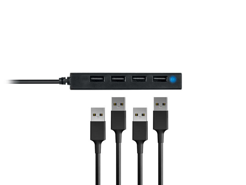Conceptronic HUBBIES05B interface hub USB 2.0 480 Mbit/s Zwart - Afbeelding 6
