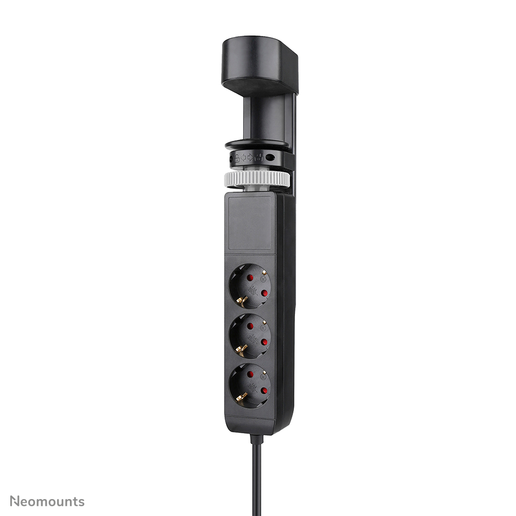 Neomounts DS22-840BL6 Bureaucontactdoos met klem en USB-C en USB-A poorten - Quick-charge - Afbeelding 2