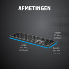 HP 975 dual-mode draadloos toetsenbord - Afbeelding 6