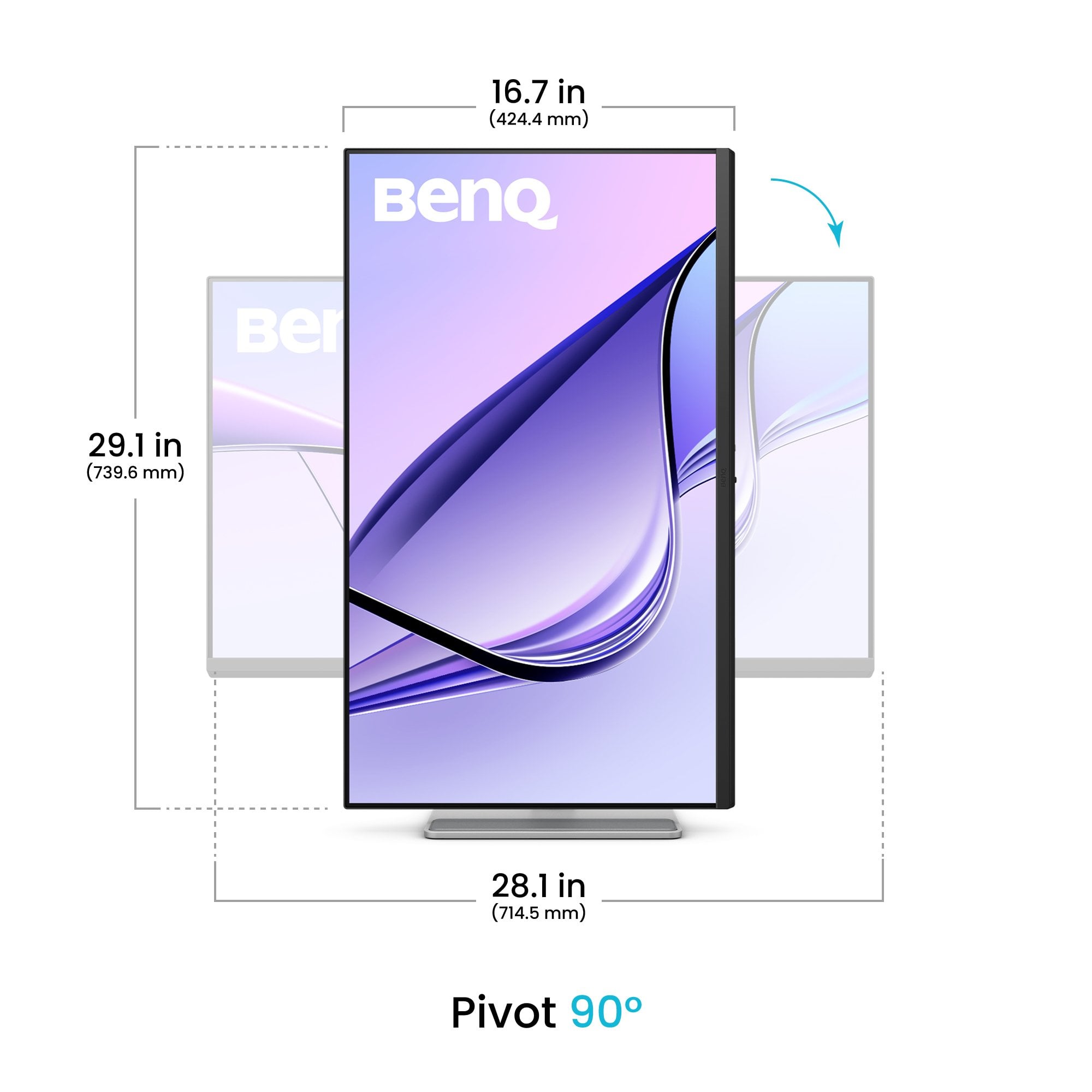 BenQ MA320U computer monitor 80 cm (31.5") 3840 x 2160 Pixels 4K Ultra HD Wit - Afbeelding 5