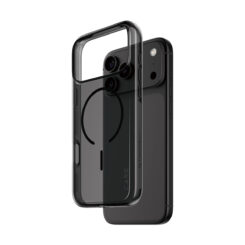 PanzerGlass CARE™ by ® Smokey Case w. Black MagSafe iPhone 2026 Pro Max | 17 Pro Max mobiele telefoon behuizingen Hoes Transparant