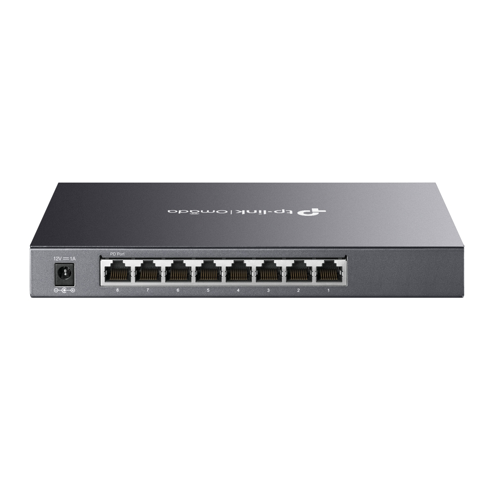 TP-Link Omada SG2008 netwerk-switch Managed L2/L2+ Gigabit Ethernet (10/100/1000) Zwart - Afbeelding 3