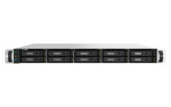 QNAP TS-h1077AFU-R7-32G NAS Rack (1U) AMD Ryzen™ 7 32 GB DDR5 0 TB QNAP QTS Zwart, Grijs - Afbeelding 2