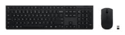 Lenovo 4X31R64317 toetsenbord Inclusief muis Kantoor RF-draadloos + Bluetooth QWERTY Belgisch, Frans Grijs
