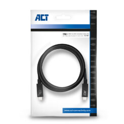 ACT USB4® 40Gbps 240W USB Type-C® kabel, USB-IF gecertificeerd 0,8 meter - Afbeelding 3