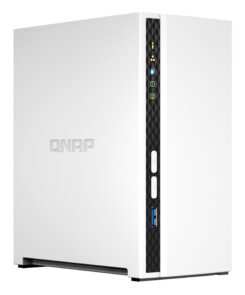 QNAP TS-233 data-opslag-server NAS Tower ARM Cortex-A55 2 GB 0 TB QNAP QTS Wit - Afbeelding 4