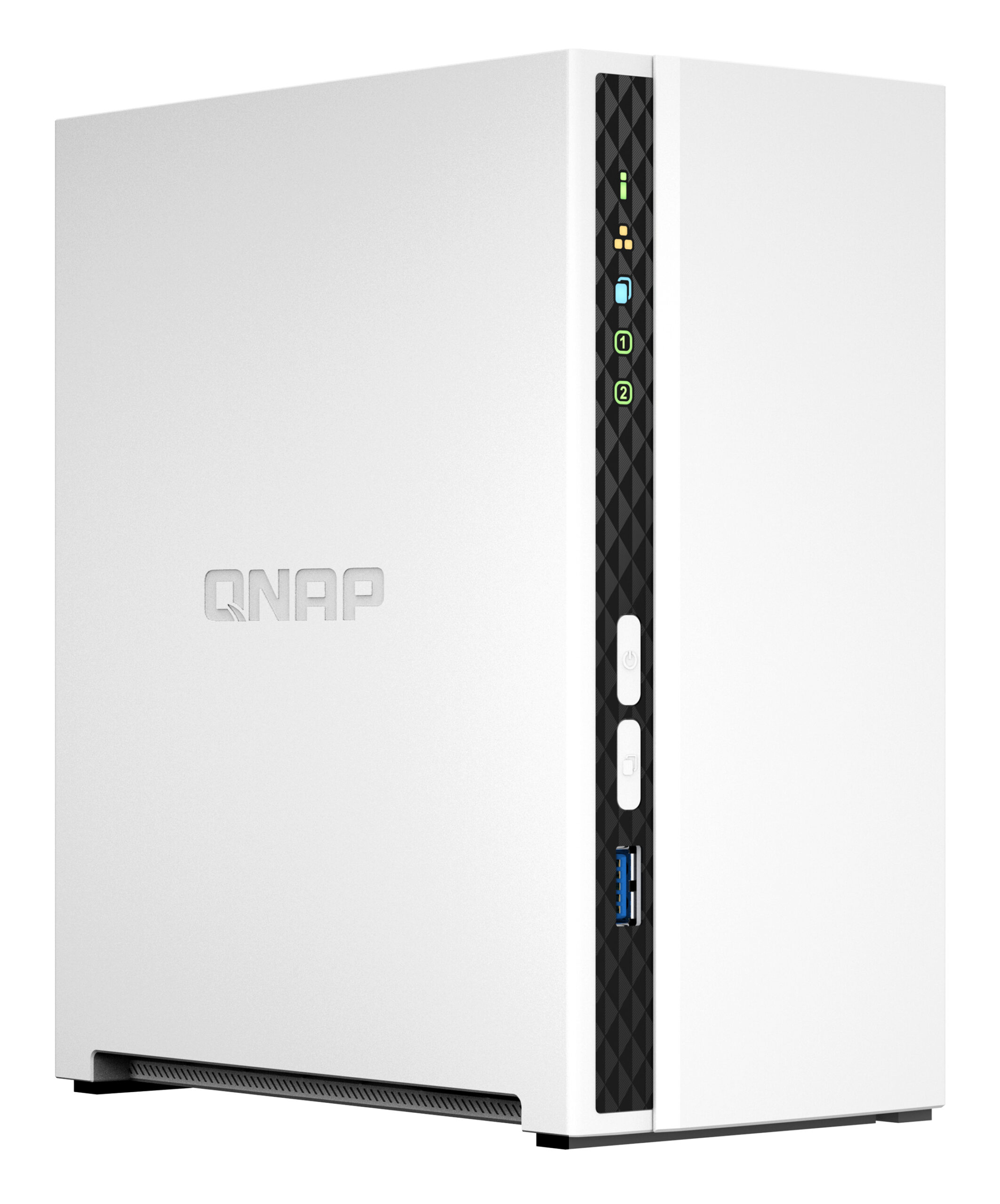 QNAP TS-233 data-opslag-server NAS Tower ARM Cortex-A55 2 GB 0 TB QNAP QTS Wit - Afbeelding 4