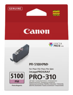Canon PFI-5100 PM inktcartridge 1 stuk(s) Origineel Foto magenta