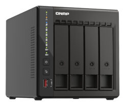 QNAP TS-453E NAS Tower Intel® Celeron® J6412 8 GB 0 TB QNAP QTS Zwart - Afbeelding 4