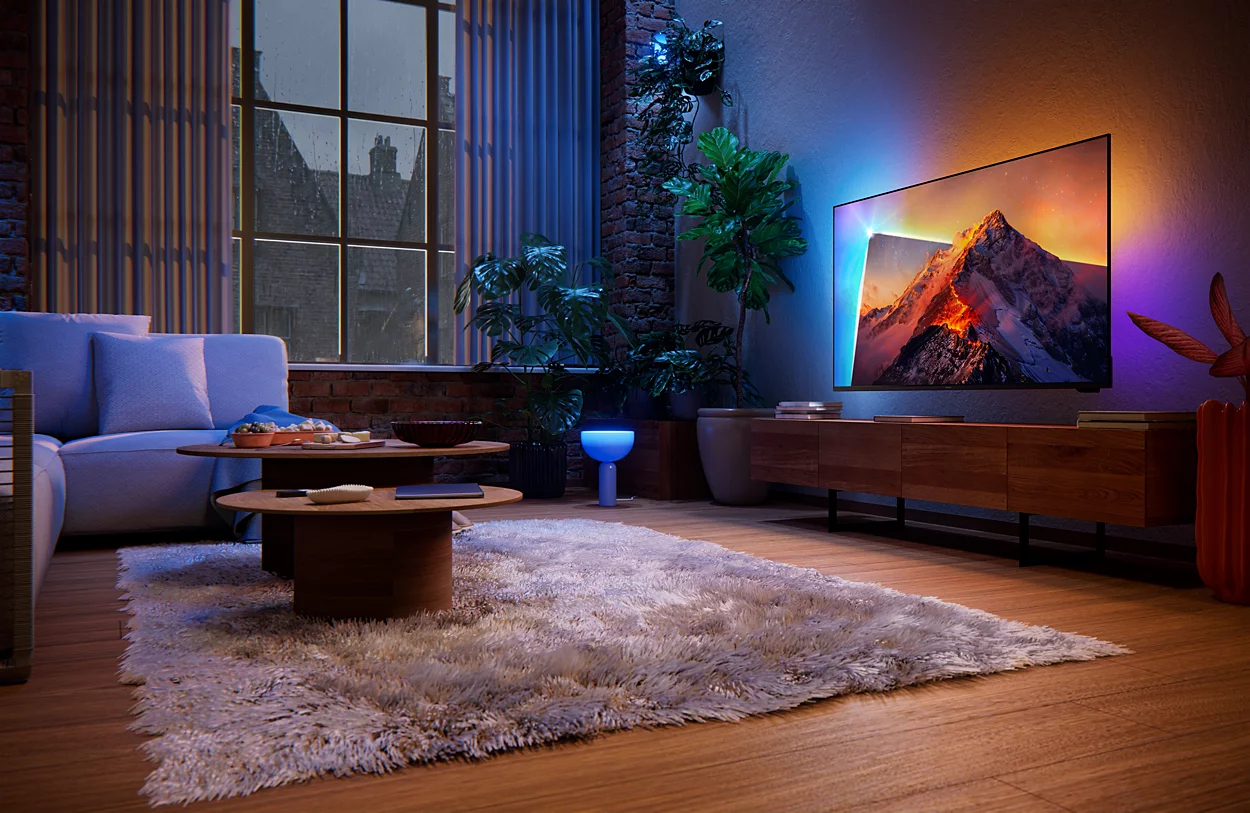 Philips Ambilight 55PQS8601/12 tv 139,7 cm (55") 4K Ultra HD Smart TV Wifi Zwart - Afbeelding 5
