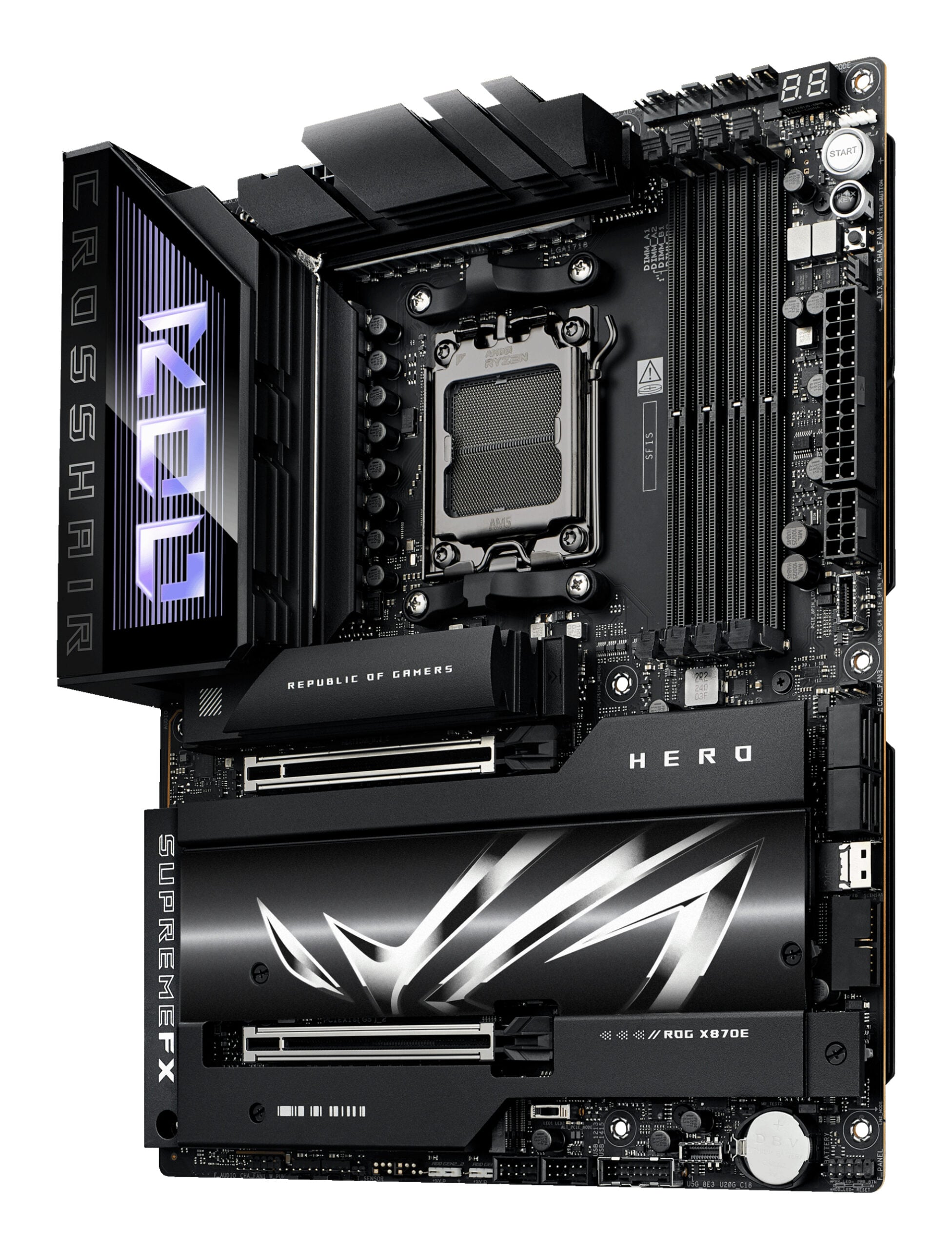 ASUS ROG CROSSHAIR X870E HERO AMD X870E Socket AM5 ATX - Afbeelding 6