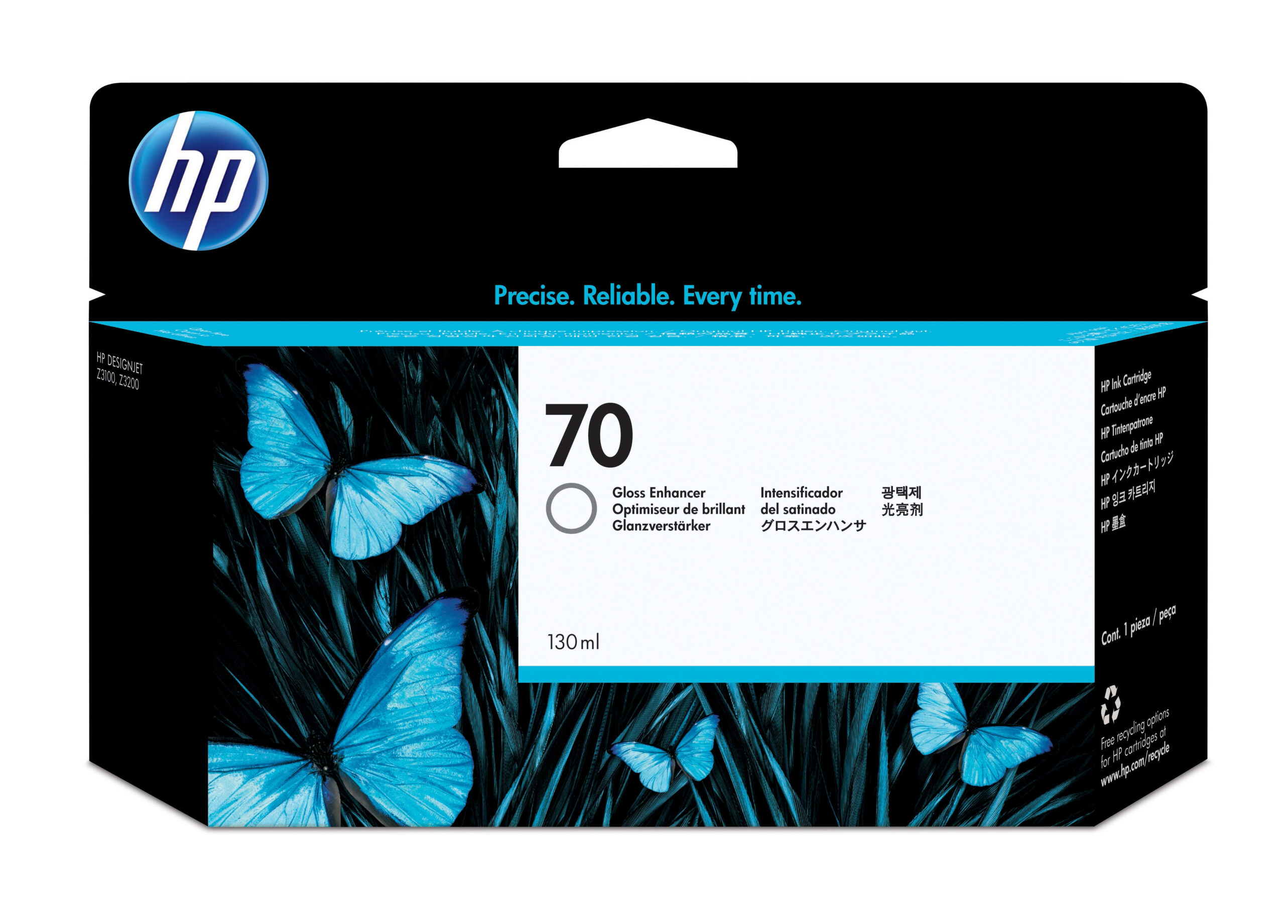 HP 70 glansverhoger DesignJet inktcartridge, 130 ml