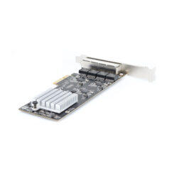 StarTech.com 4-Port 2.5Gbps NBASE-T PCIe Netwerkkaart, Intel I225-V, Quad-Port Computer Ethernet Adapter, Multi-Gigabit NIC, PCI Express Server LAN Kaart, Desktop Ethernet Interface - Afbeelding 3