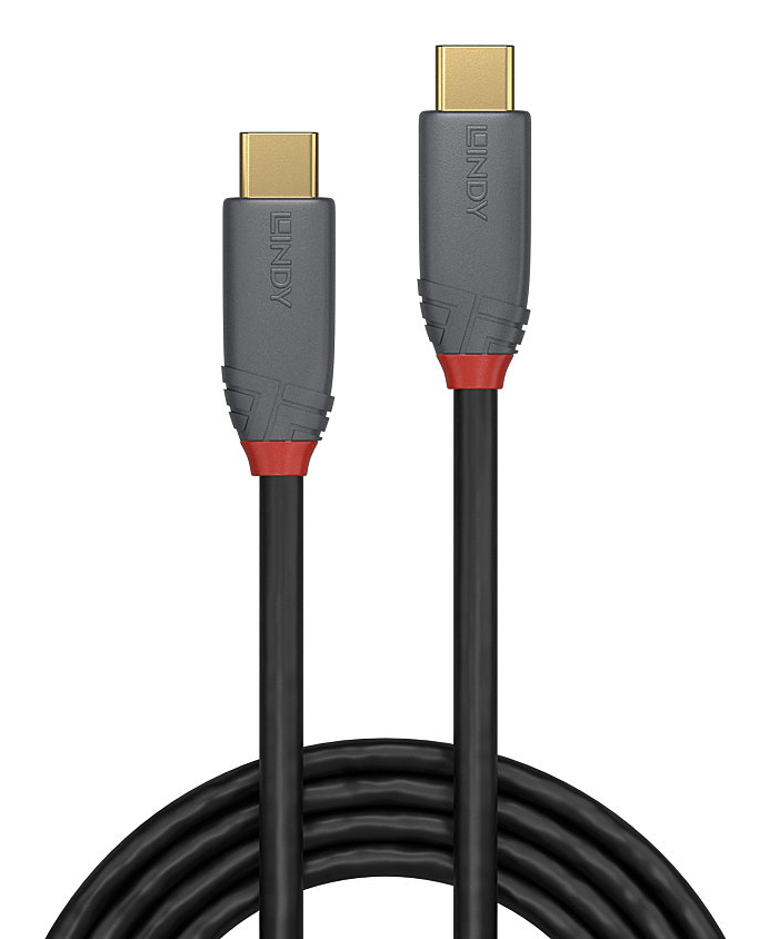 Lindy 36901 USB-kabel 1 m USB C 10 Gbit/s Zwart, Grijs - Afbeelding 3