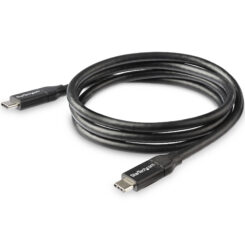 StarTech.com 1m USB-C Laadkabel, Fast Charge & Sync Type C Kabel, 100W (5A) PD, USB 2.0, USB-IF Gecertificeerd - Zwarte USB Oplaadkabel - Afbeelding 5