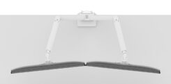 Neomounts DS70-250WH2 Monitorarm 17-32" - gasveer - Topfix - 180°-stop - Afbeelding 5