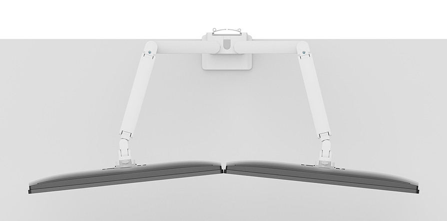 Neomounts DS70-250WH2 Monitorarm 17-32" - gasveer - Topfix - 180°-stop - Afbeelding 5
