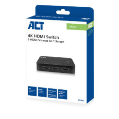ACT 4K HDMI Switch 3x1 - Afbeelding 3