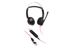 HP Poly Blackwire 5220 Stereo USB-C Headset + 3,5 mm plug + USB-C/A adapter - Afbeelding 3