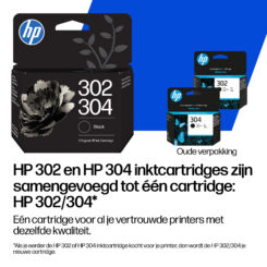HP 302/304 originele driekleureninktcartridge - Afbeelding 5