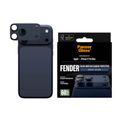 PanzerGlass ® Fender Camera Protector Deep Blue iPhone 17 Pro Max Doorzichtige schermbeschermer Apple 1 stuk(s) - Afbeelding 3