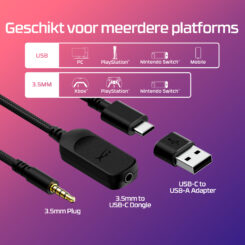 HyperX Cloud III - Gamingheadset (zwart) - Afbeelding 4