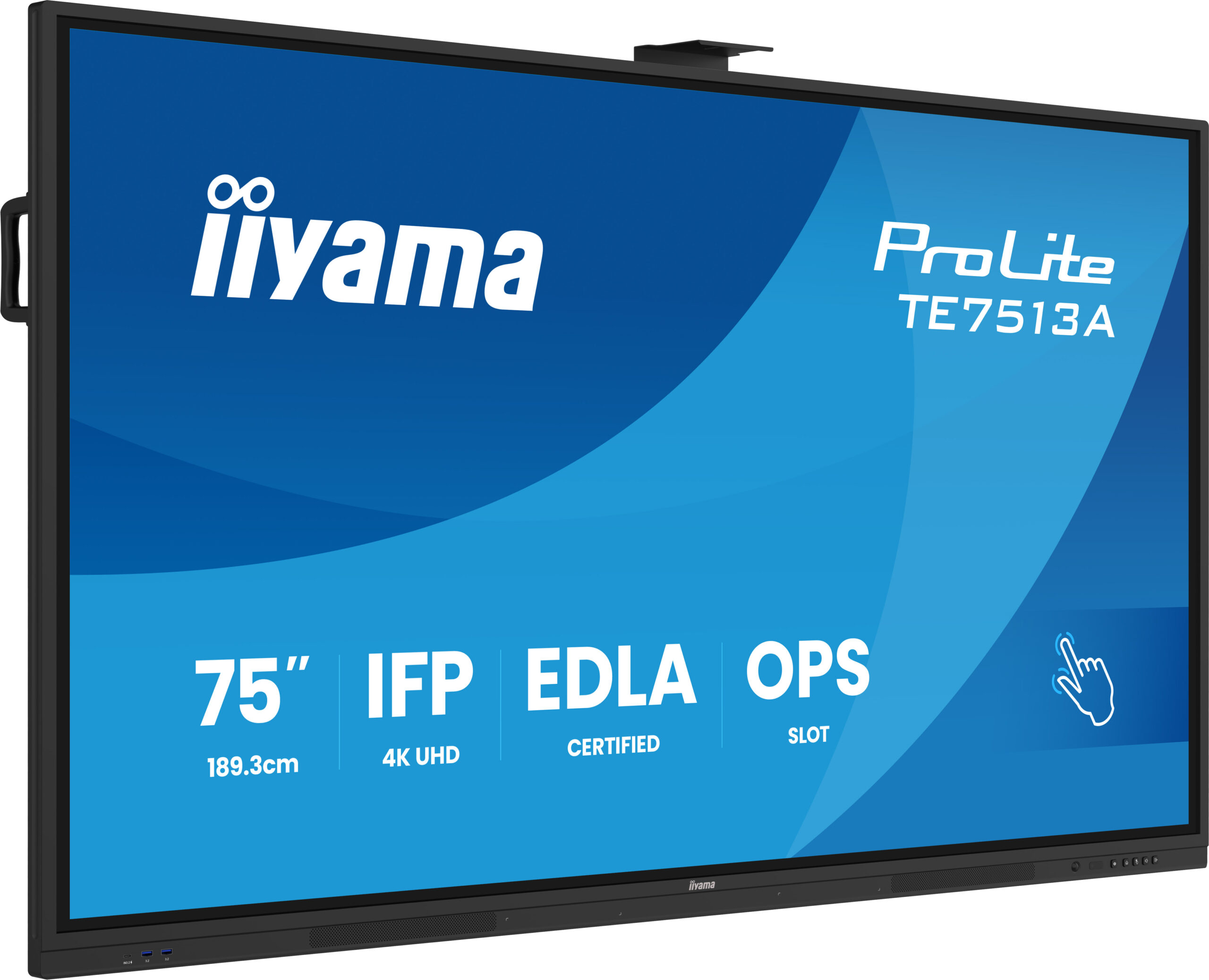 iiyama TE7513A-B3AG beeldkrant Interactief flatscreen 190,5 cm (75") LCD Wifi 500 cd/m² 4K Ultra HD Zwart Touchscreen Type processor Android 24/7 - Afbeelding 6