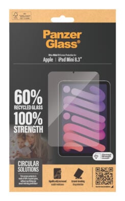 PanzerGlass ® Screen Protector iPad Mini 8.3'' (2021, 2024) | Ultra-Wide Fit Doorzichtige schermbeschermer Apple 1 stuk(s) - Afbeelding 4