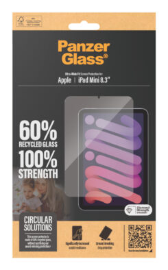 PanzerGlass ® Screen Protector iPad Mini 8.3'' (2021, 2024) | Ultra-Wide Fit Doorzichtige schermbeschermer Apple 1 stuk(s) - Afbeelding 4
