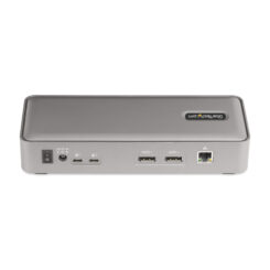 StarTech.com Dual-Laptop USB-C KVM Docking Station, Dual Monitor 4K 60Hz DisplayPort Dock, 5-Port USB Hub, GbE, 90W/45W Power Delivery voor Twee Laptops, Windows/Mac, Dual Host KVM Dock - Afbeelding 4