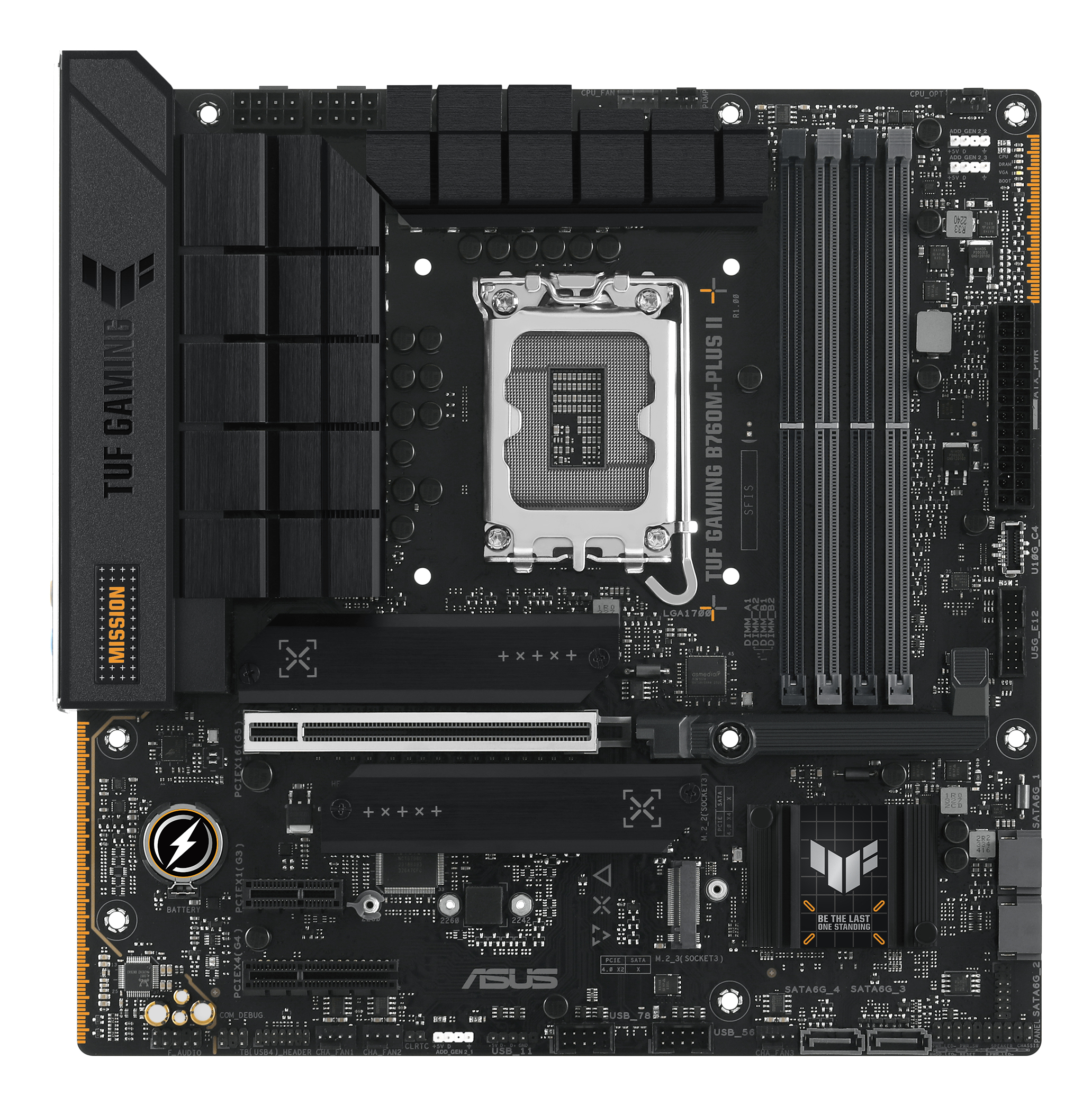 ASUS TUF GAMING B760M-PLUS II Intel B760 LGA 1700 micro ATX - Afbeelding 2