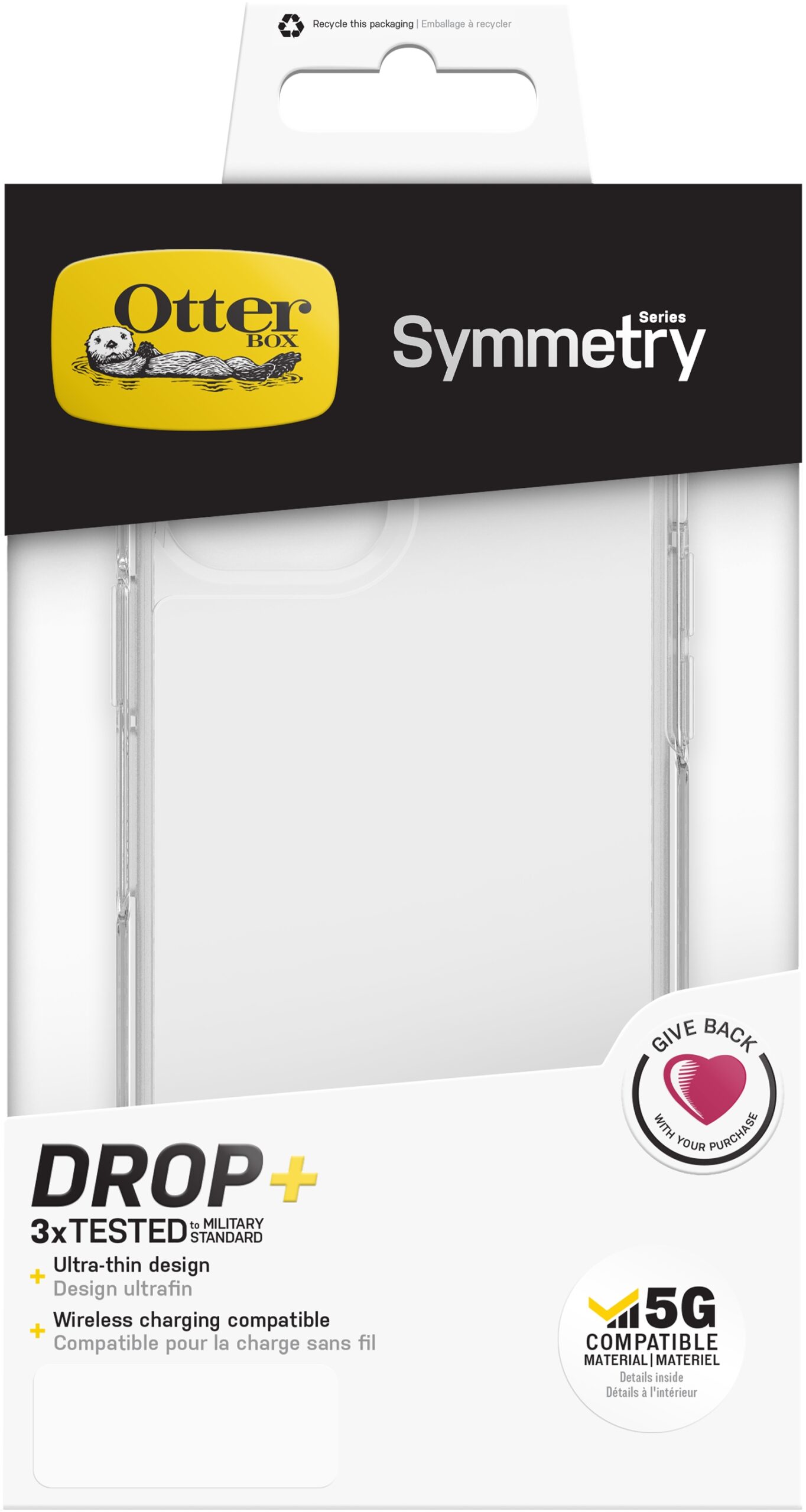 OtterBox Symmetry Clear Case Apple iPhone 12/12 Pro Clear - Afbeelding 6