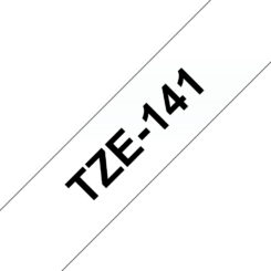 Brother TZE-141 labelprinter-tape Zwart op zilver - Afbeelding 2