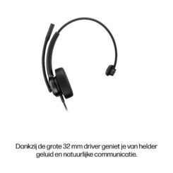 HP Poly Mission 415 Monaural USB Wired Headset - Afbeelding 5