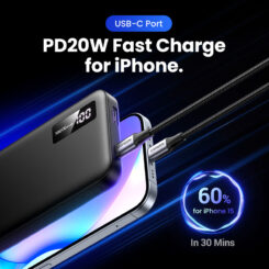 Ugreen 25742 powerbank Lithium-Ion (Li-Ion) 10000 mAh Zwart - Afbeelding 3