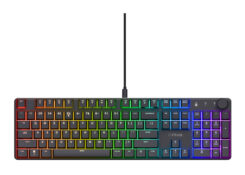 Trust GXT 866 Torix Gaming Toetsenbord - Mechanisch toetsenbord – QWERTY US International – RGB-verlichting – Zwart