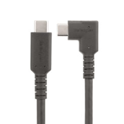 StarTech.com 2m USB-C Kabel, Robuuste Haakse USB 5Gbps Type C Kabel, 100W (5A) Power Delivery, 4K 60Hz DP Alt Mode - Thunderbolt Compatibel - Afbeelding 4