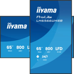 iiyama LH6566UHSB-B1AG beeldkrant Digitale signage flatscreen 165,1 cm (65") LCD Wifi 800 cd/m² 4K Ultra HD Zwart Type processor Android 24/7 - Afbeelding 6