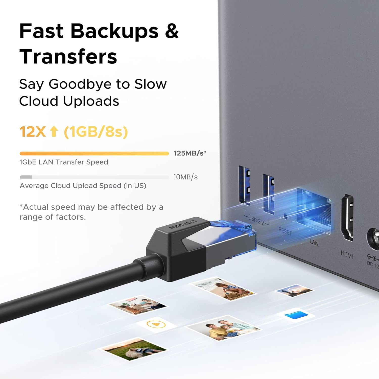 Ugreen DH2300 NAS Mini Tower 4 GB Grijs - Afbeelding 5