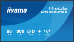 iiyama LH6566UHSB-B1AG beeldkrant Digitale signage flatscreen 165,1 cm (65") LCD Wifi 800 cd/m² 4K Ultra HD Zwart Type processor Android 24/7
