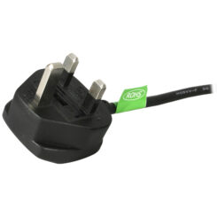 StarTech.com 1m UK Computer Stroomkabel, BS 1363 naar C13, 18AWG, 10A 250V, Zwart, AC Vervangkabel, Kettle Lead / UK Voedingskabel voor PC en Netwerk Apparatuur, TV/Monitor Voedingskabel - Afbeelding 3