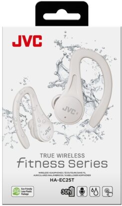 HA-EC25T JVC Fitness Series True Wireless Bluetooth Stereo Headset White - Afbeelding 5