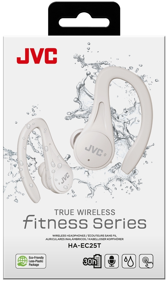 HA-EC25T JVC Fitness Series True Wireless Bluetooth Stereo Headset White - Afbeelding 5