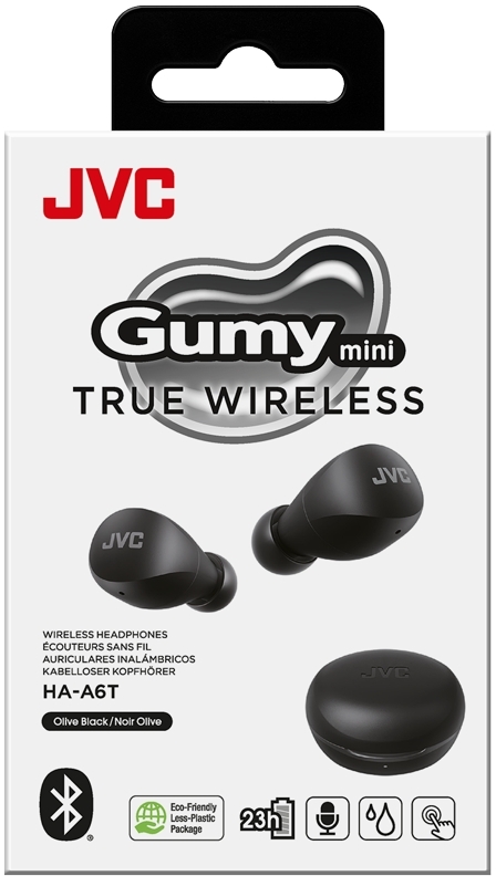HA-A6T JVC Gumy Mini True Wireless Bluetooth Stereo Headset Black - Afbeelding 6