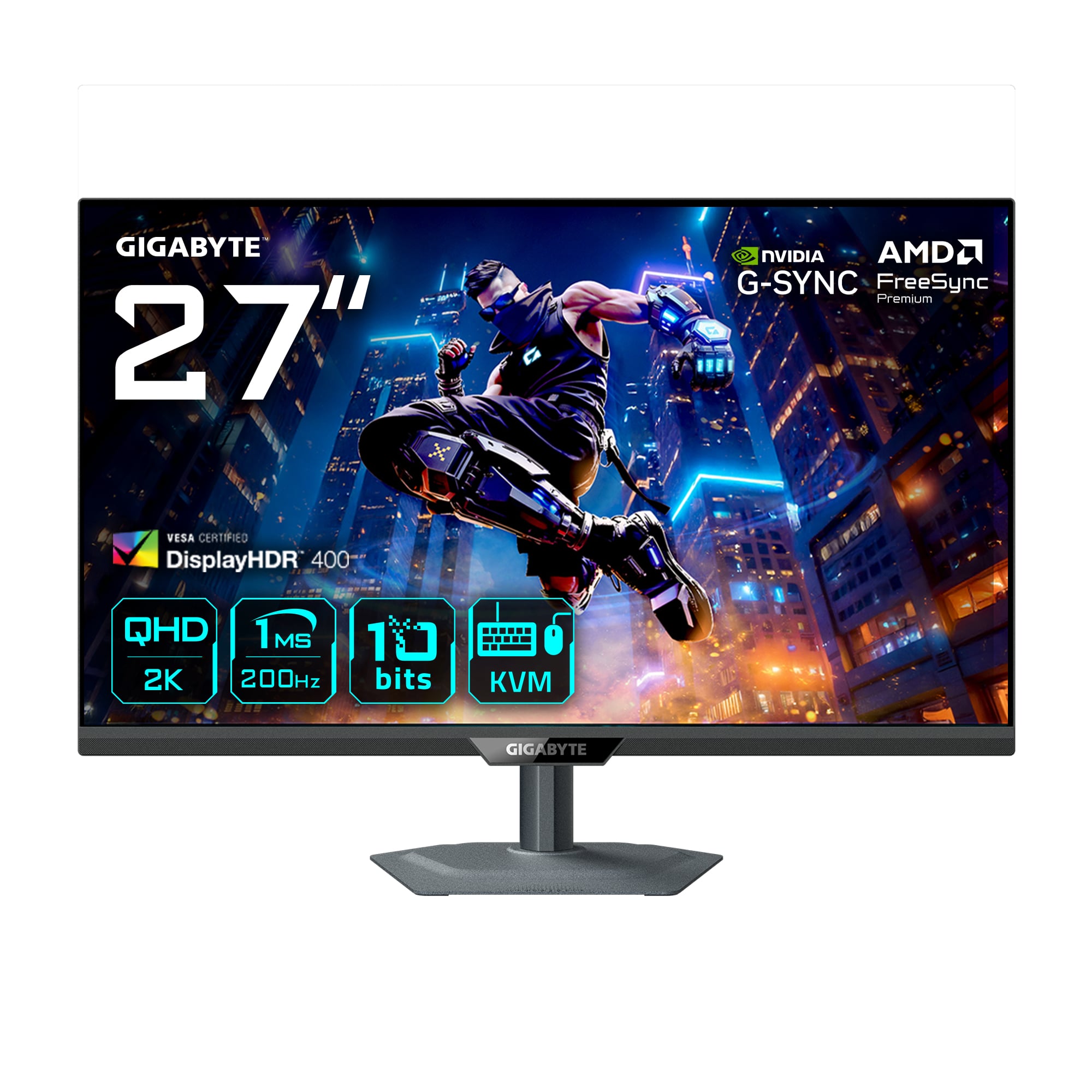 GIGABYTE M27Q2 QD computer monitor 68,6 cm (27") 2560 x 1440 Pixels Quad HD LED Zwart - Afbeelding 2