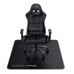 Trust GXT 715 Gaming Vloermat - Vloerbeschermer voor gamingstoel – Slijtvast oppervlak – Zwart - Afbeelding 3